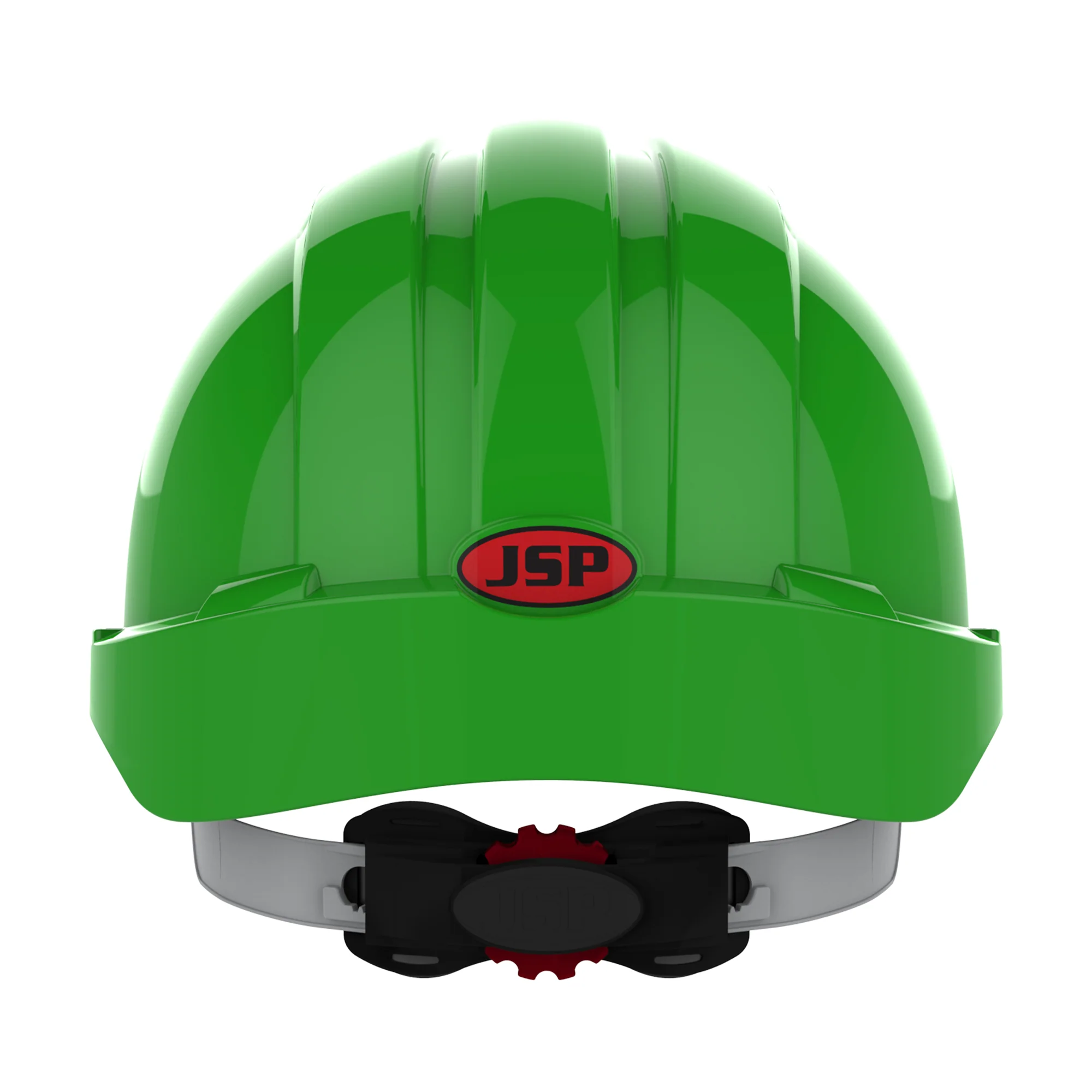 JSP EVO3 Safety Helmet - Wheel Ratchet - Vented - Green - Image 4