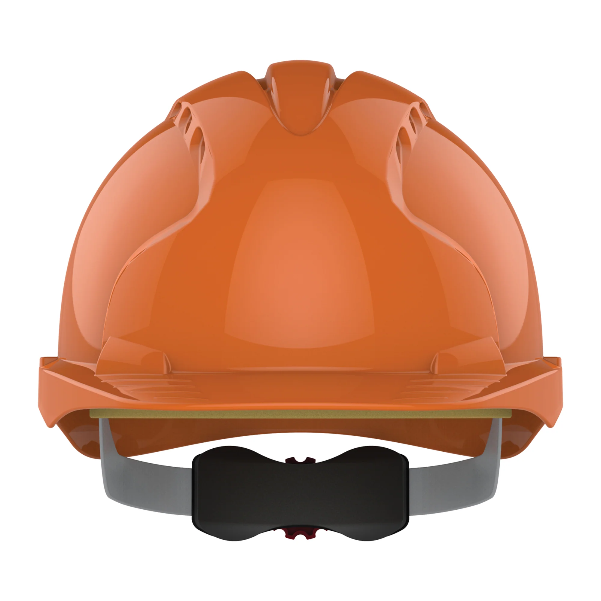 JSP EVO3 Safety Helmet - Wheel Ratchet - Vented - Orange - Image 2