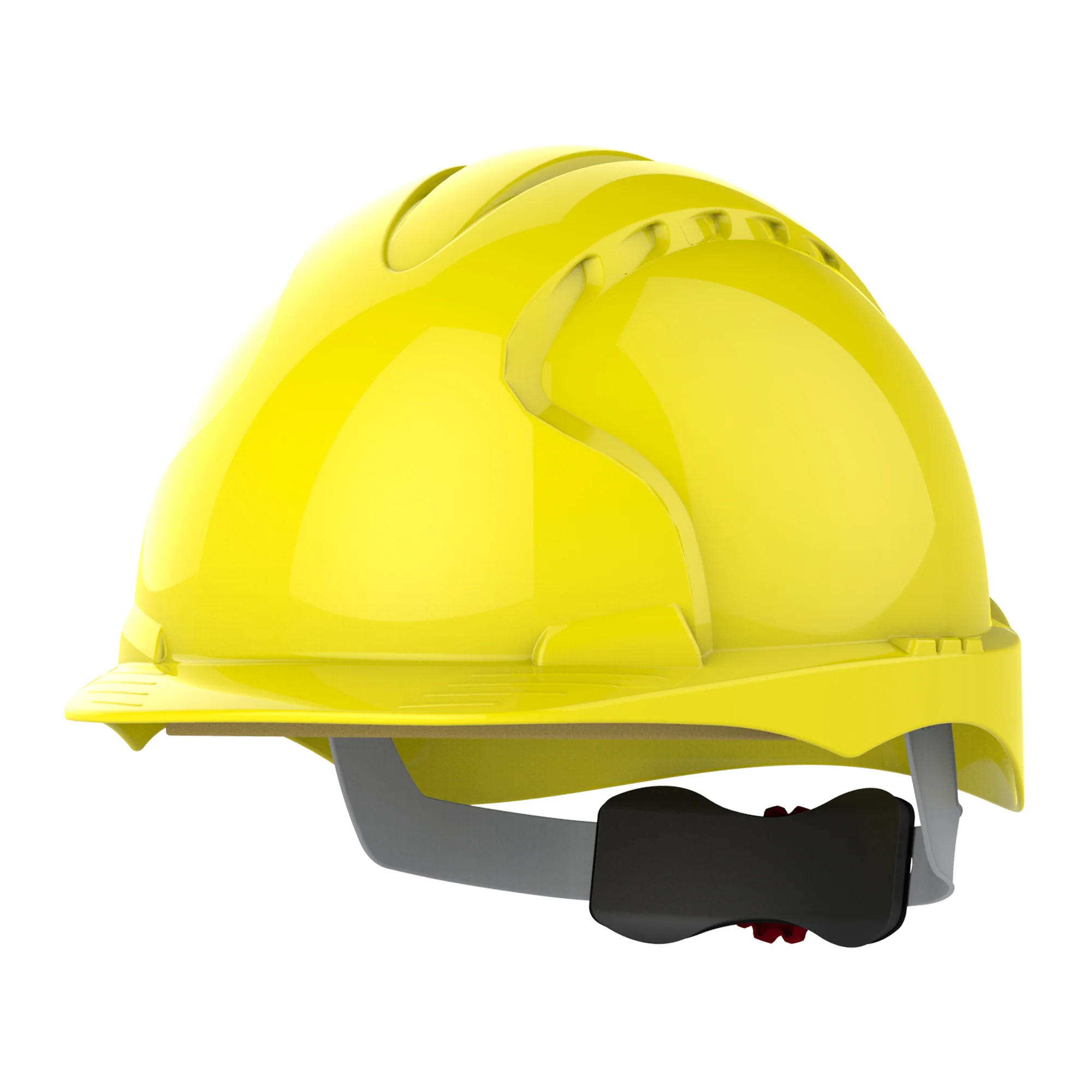 JSP EVO3 Safety Helmet - Wheel Ratchet - Yellow