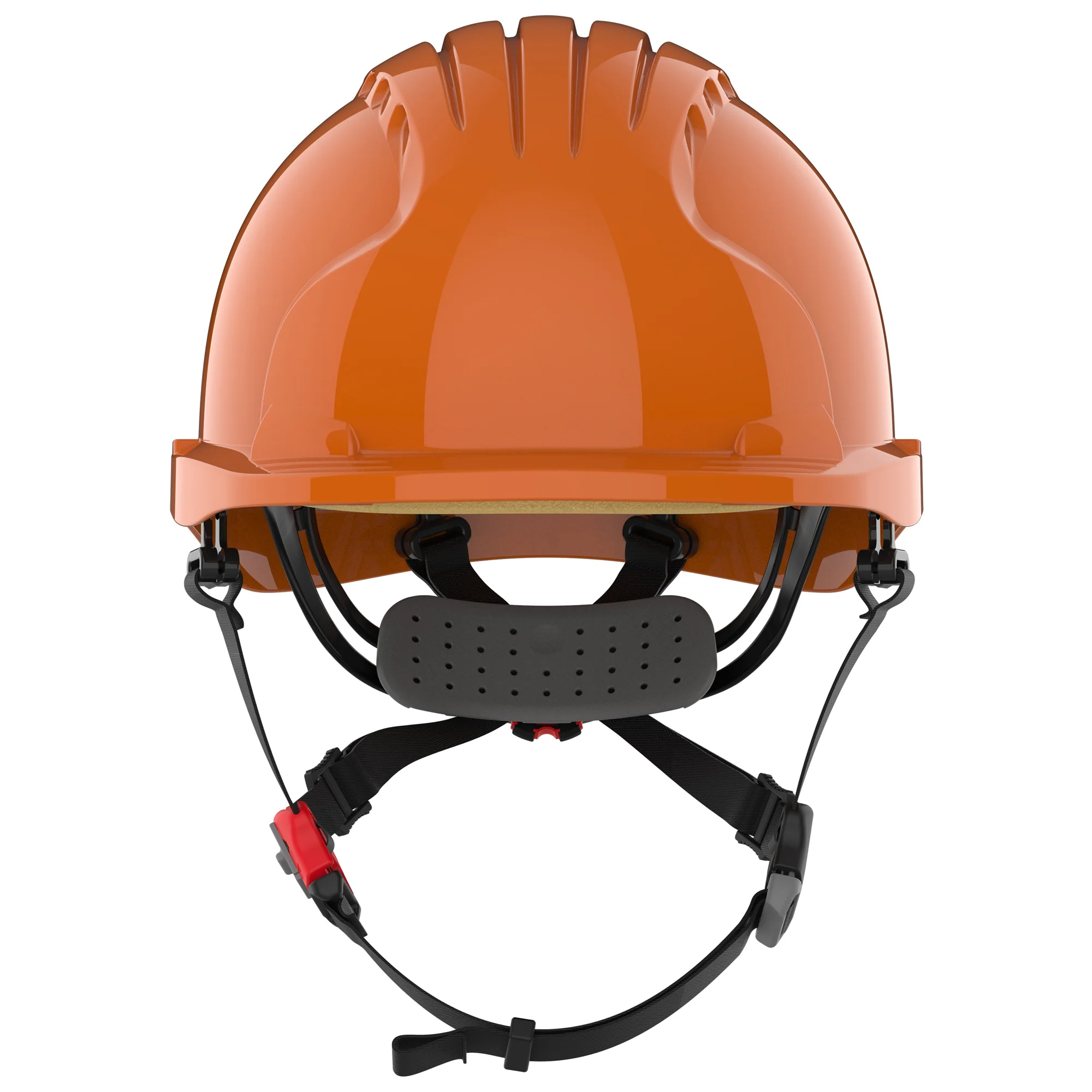 JSP EVO5 Dualswitch Industrial Safety and Climbing Helmet - Vented - Orange - Image 2