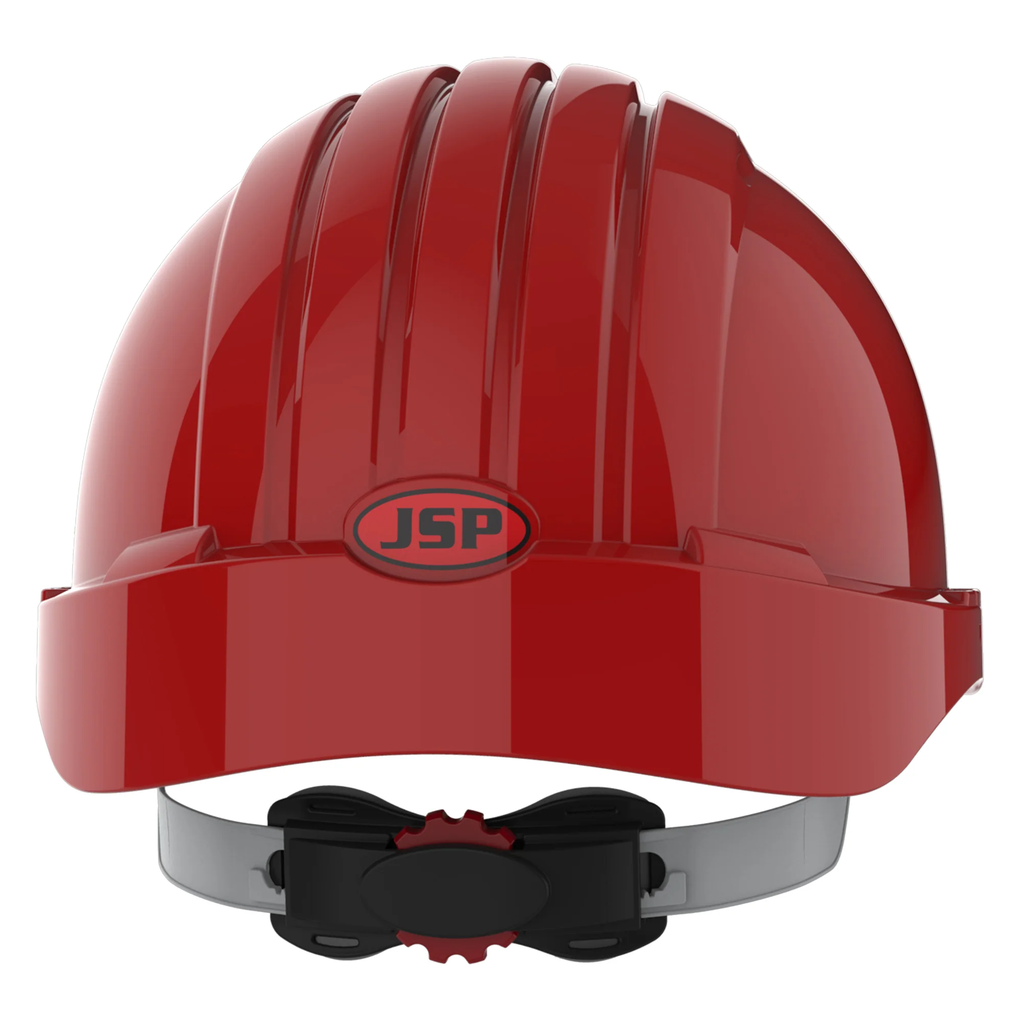 JSP EVO5 Olympus Global Standards Hard Hat - Wheel Ratchet - Red - Image 4