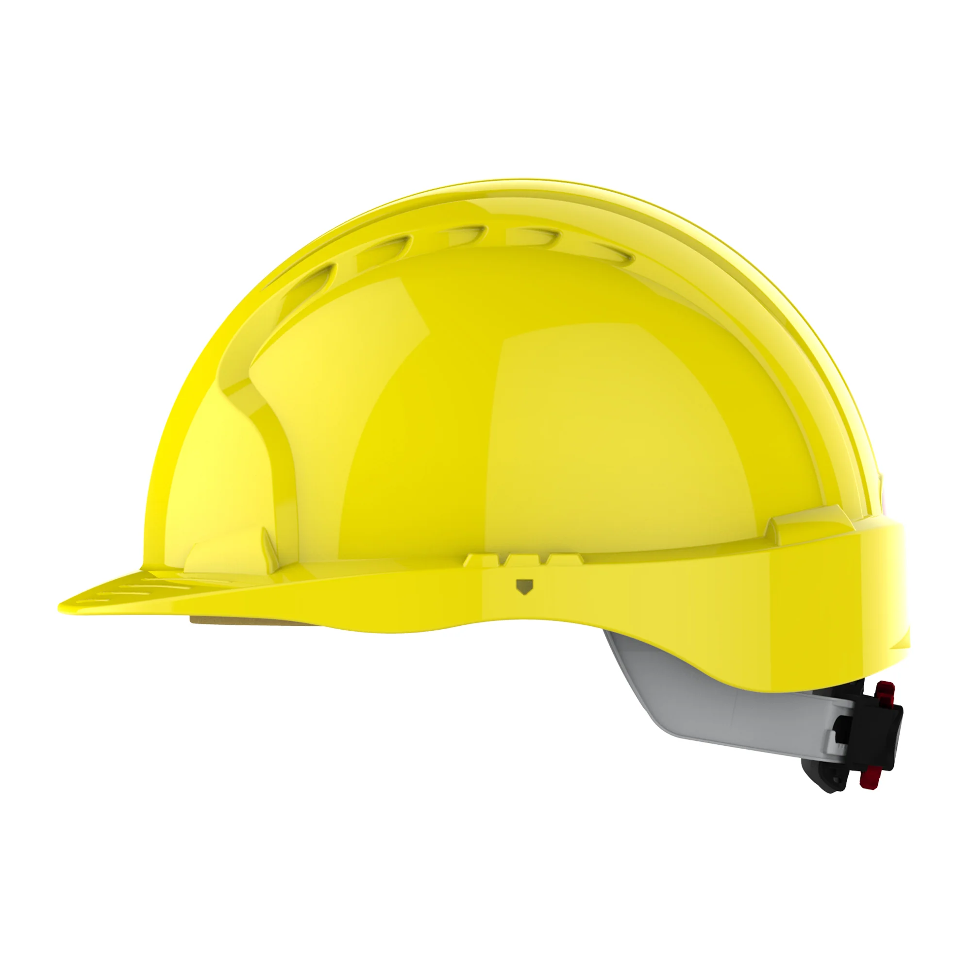 JSP EVO5 Olympus Global Standards Hard Hat - Wheel Ratchet - Yellow - Image 3