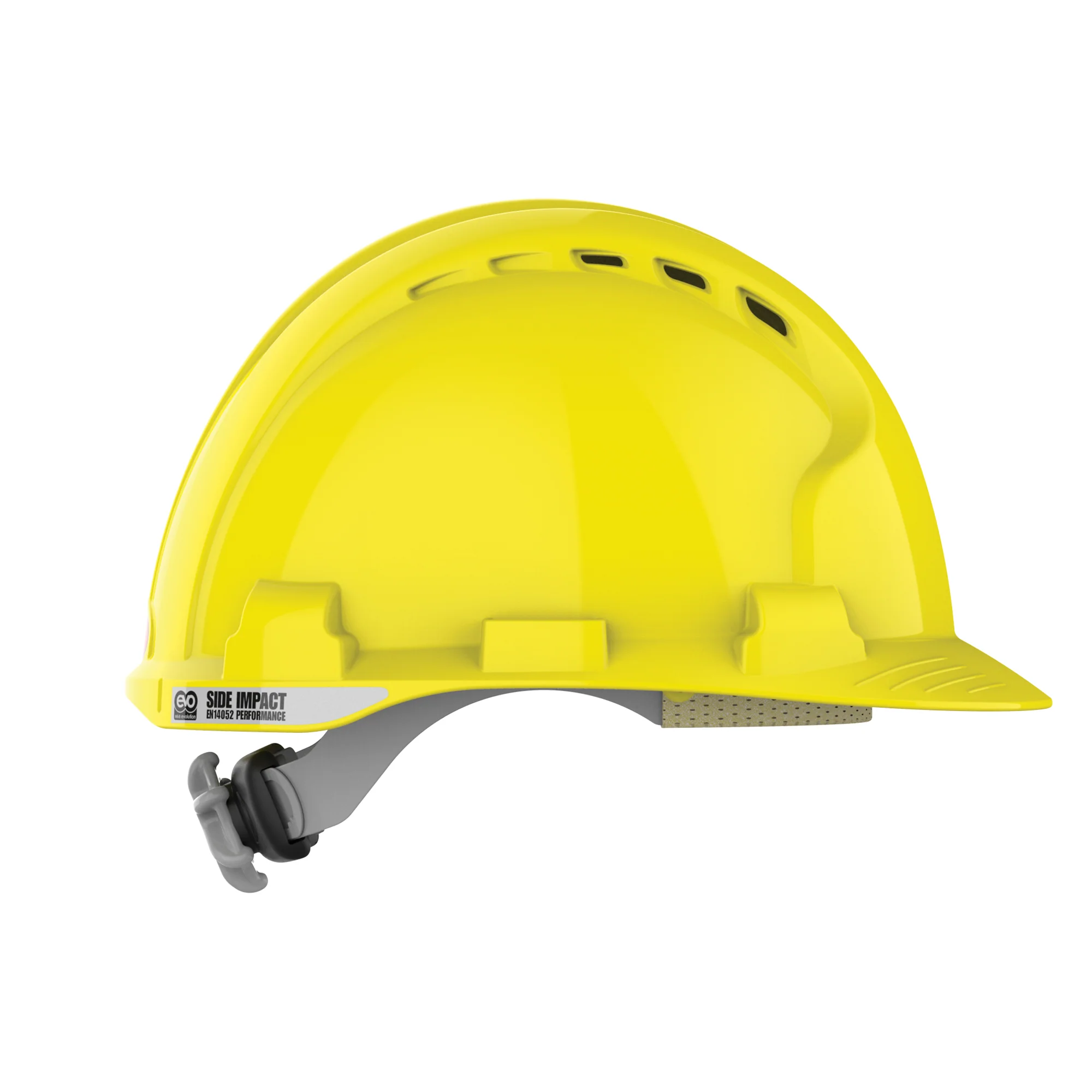 JSP EVO8 EN14052 Safety Helmet - Vented - Yellow - Image 3