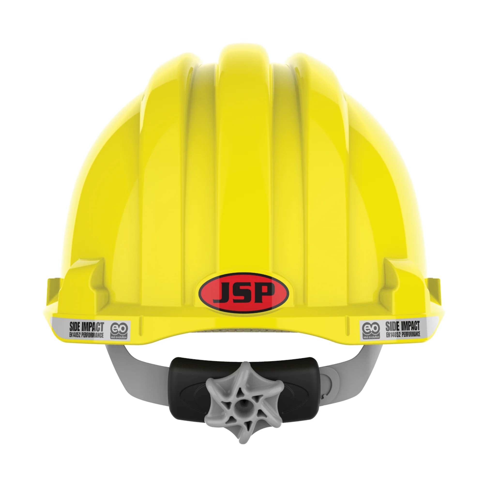 JSP EVO8 EN14052 Safety Helmet - Vented - Yellow - Image 4