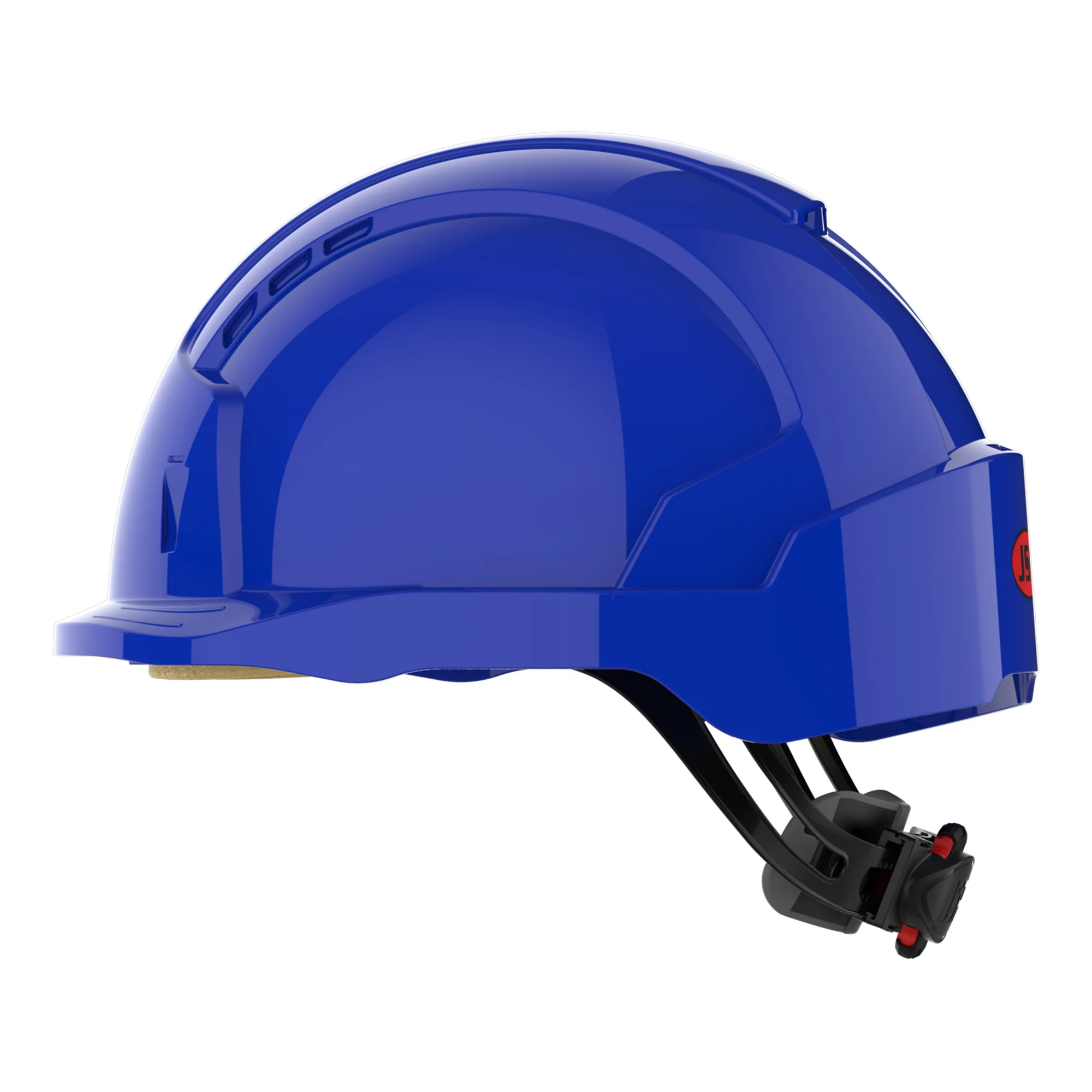 JSP EVOLite Safety Helmet - Micro Peak - Wheel Ratchet - Blue - Image 3
