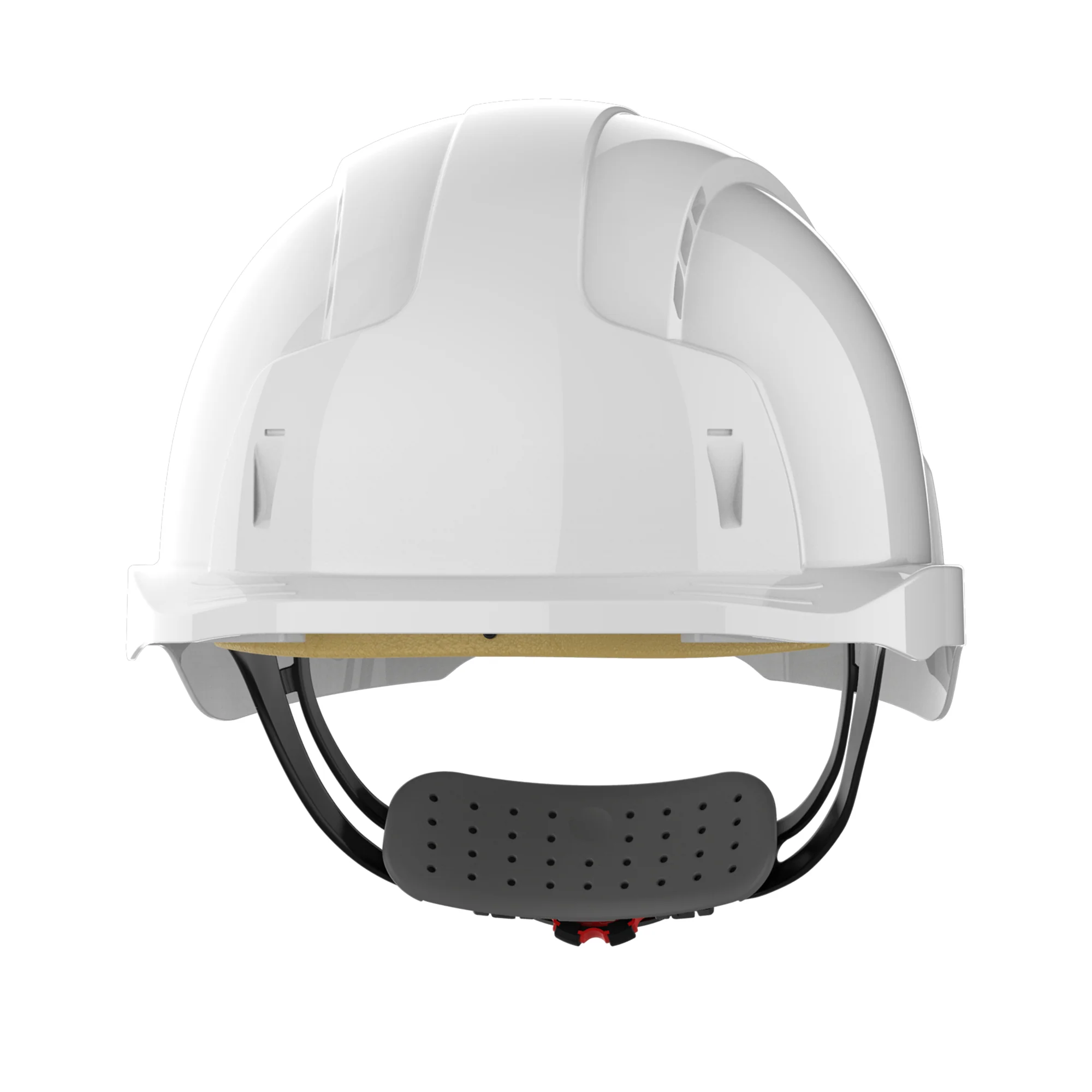 JSP EVOLite Safety Helmet - Micro Peak - Wheel Ratchet - Vented - White - Image 2