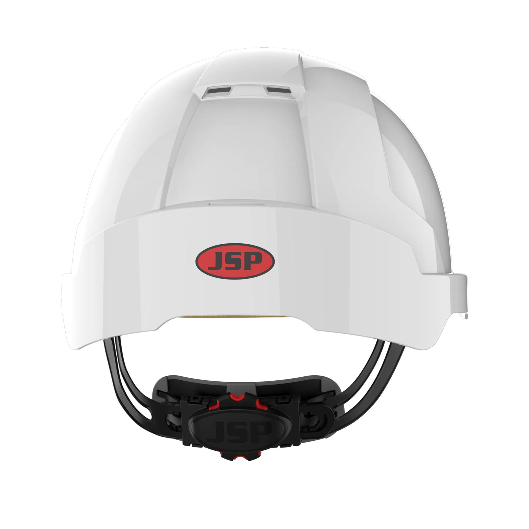 JSP EVOLite Safety Helmet - Micro Peak - Wheel Ratchet - Vented - White - Image 4