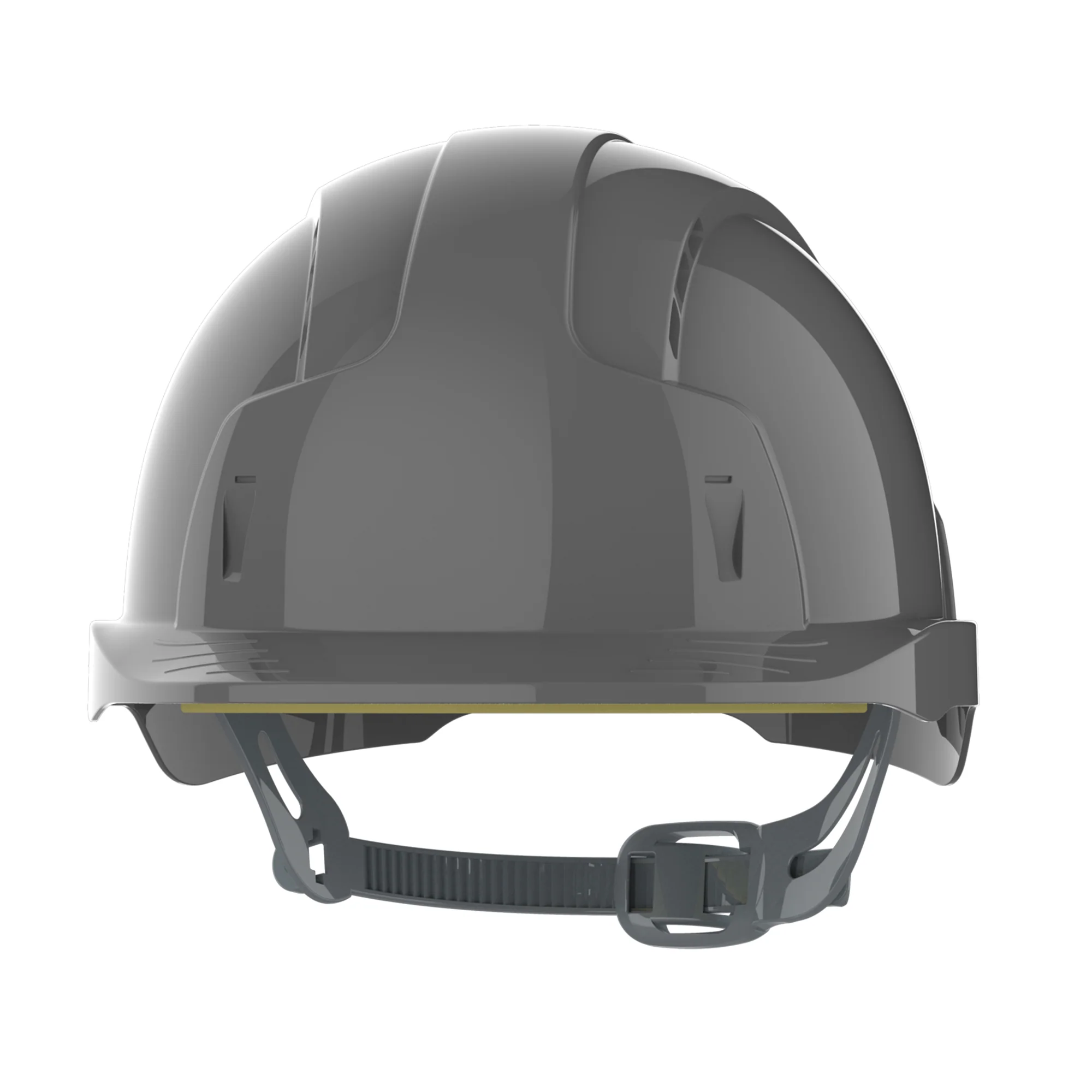 JSP EVOLite Safety Helmet - Slip Ratchet - Vented - Grey - Image 2