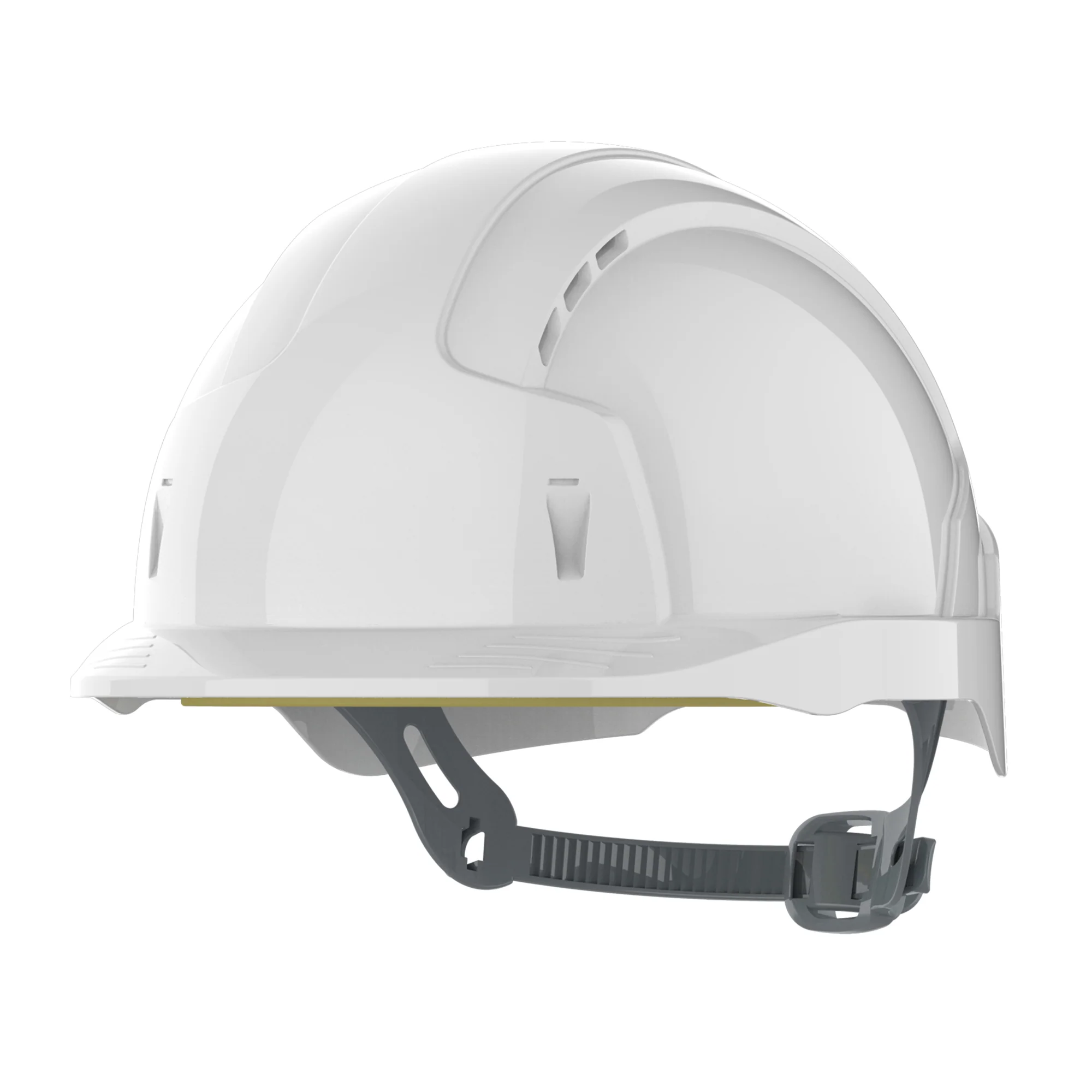 JSP EVOLite Safety Helmet - Slip Ratchet - Vented - White