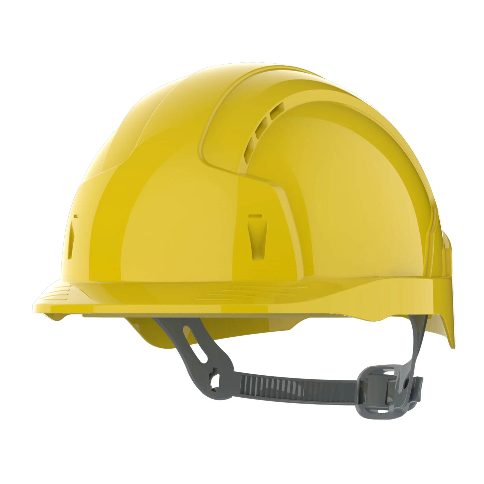 JSP EVOLite Safety Helmet - Slip Ratchet - Vented - Yellow