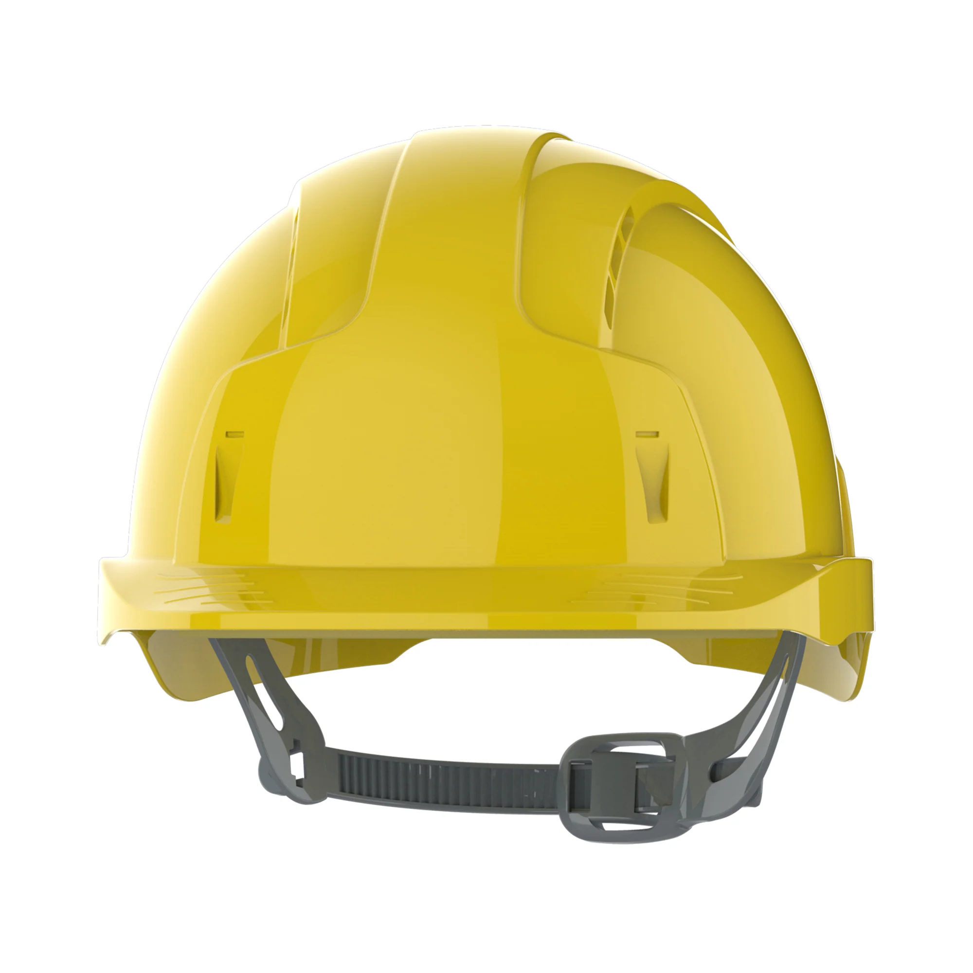 JSP EVOLite Safety Helmet - Slip Ratchet - Vented - Yellow - Image 2