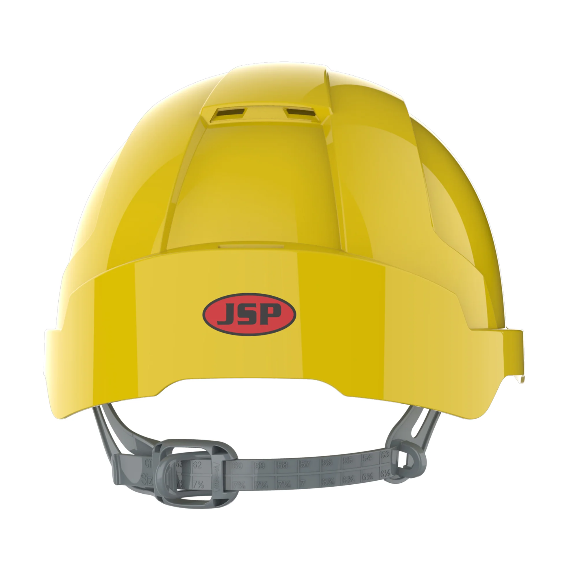 JSP EVOLite Safety Helmet - Slip Ratchet - Vented - Yellow - Image 4