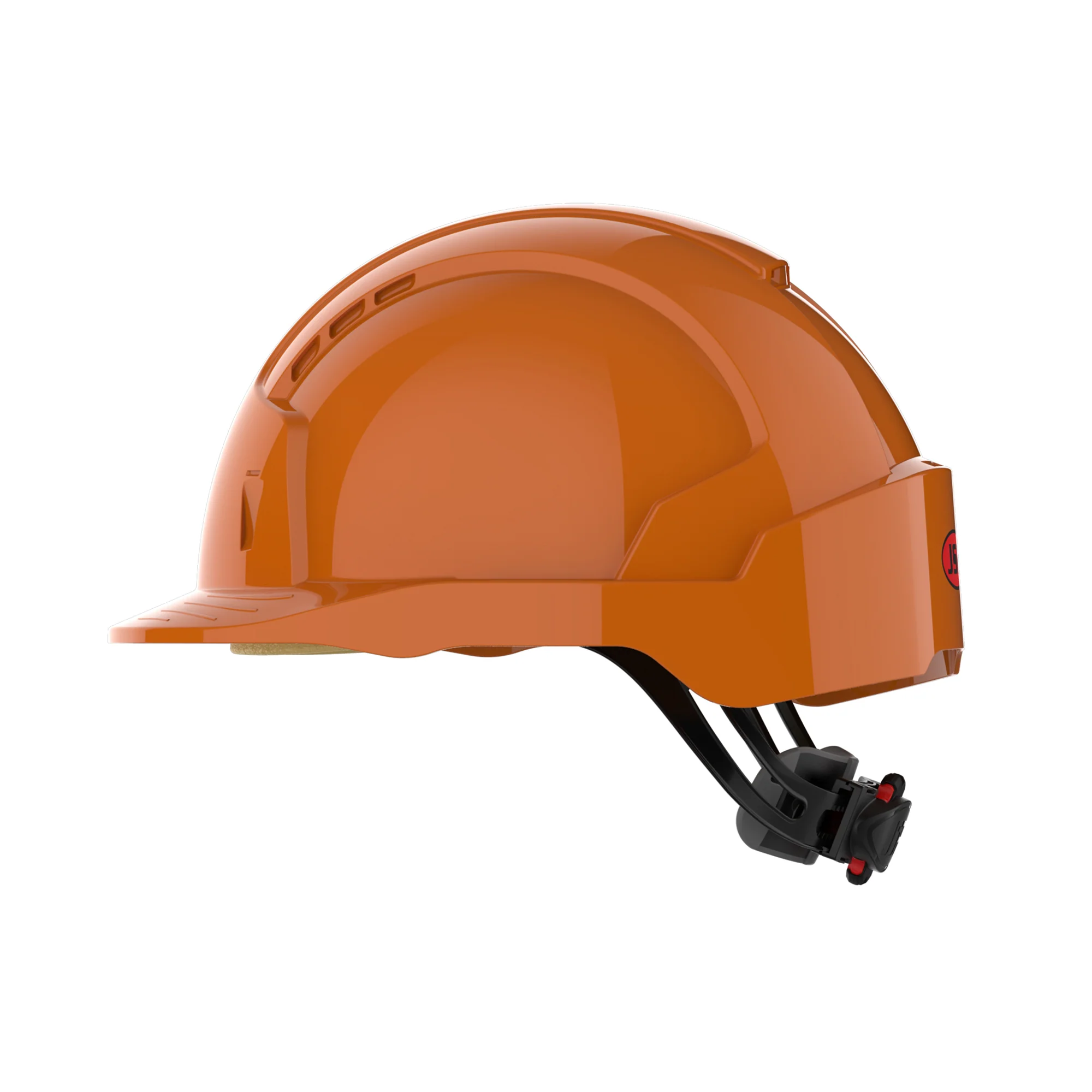 JSP EVOLite Safety Helmet - Wheel Ratchet - Orange - Image 3