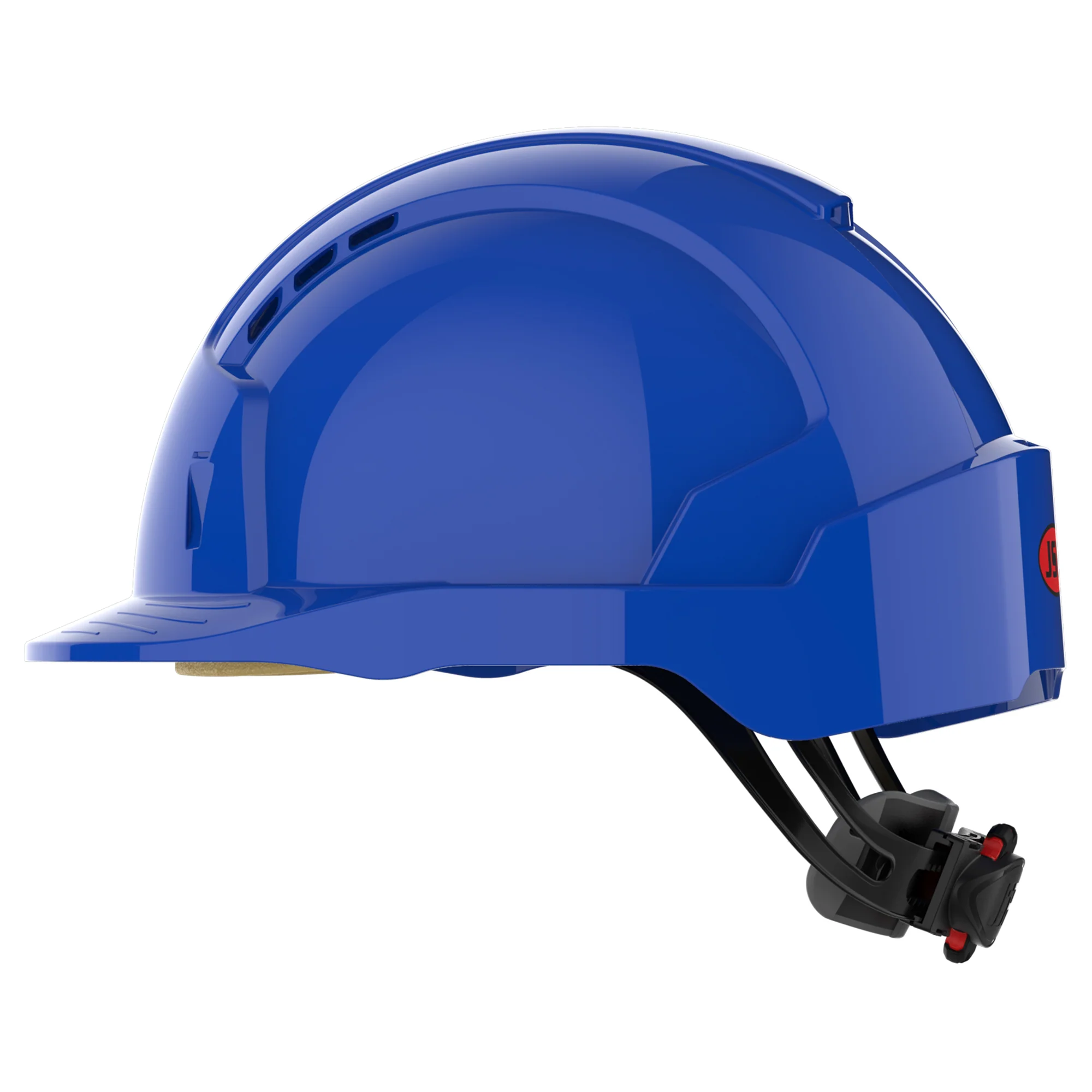 JSP EVOLite Safety Helmet - Wheel Ratchet - Vented - Blue - Image 3