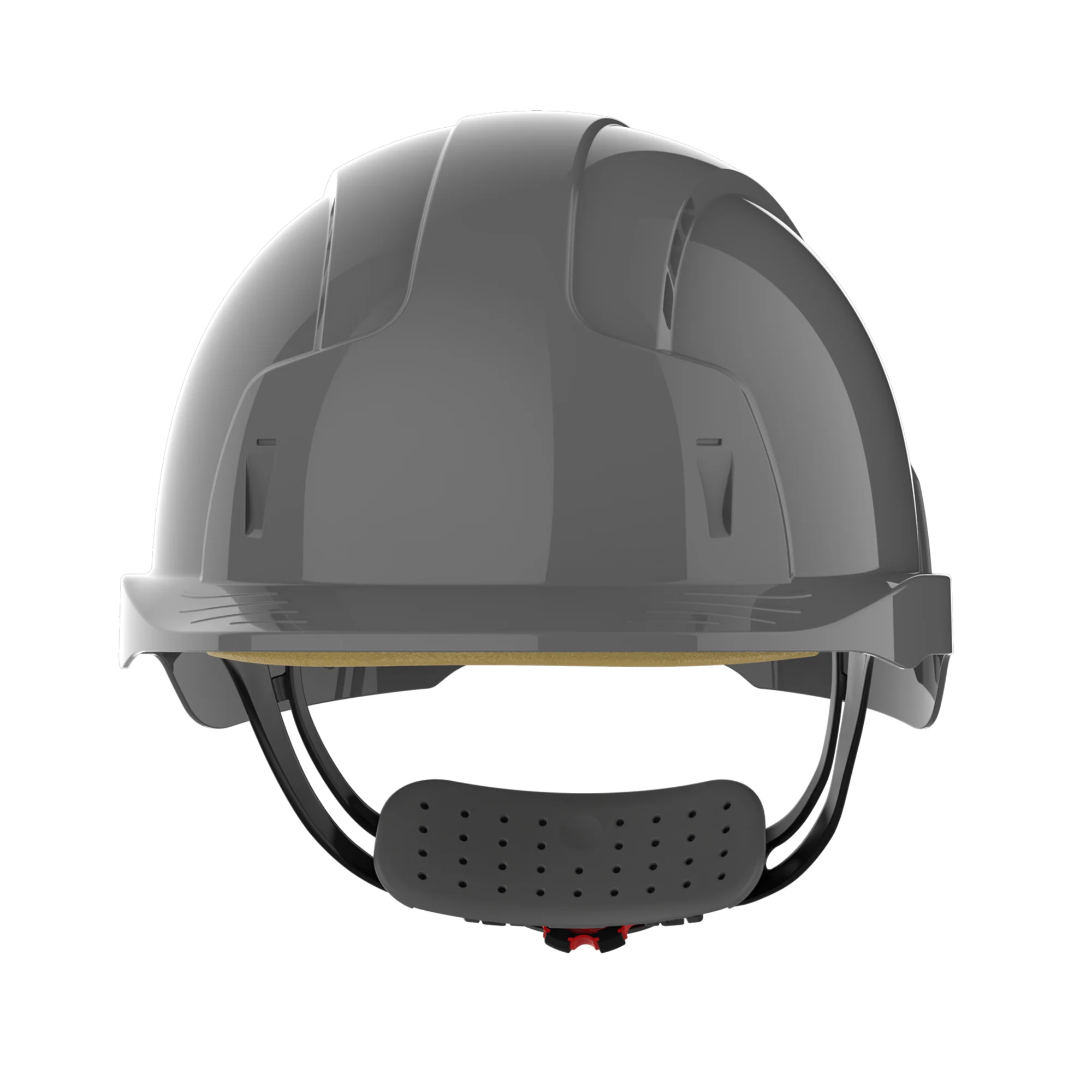 JSP EVOLite Safety Helmet - Wheel Ratchet - Vented - Grey - Image 2