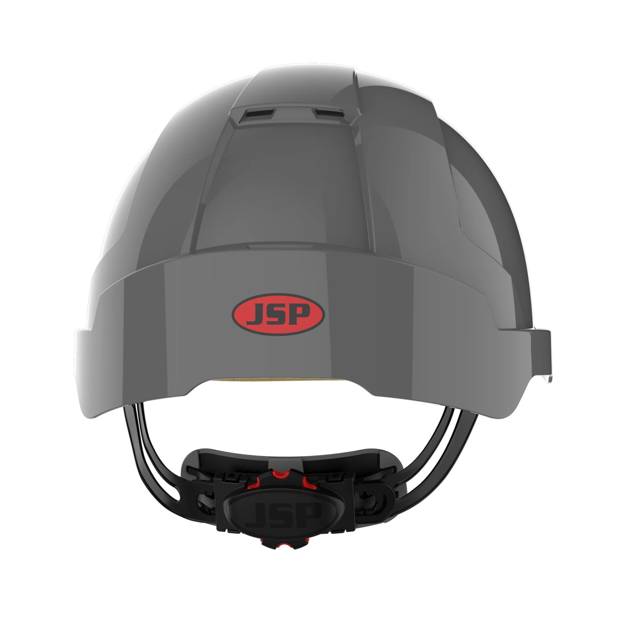 JSP EVOLite Safety Helmet - Wheel Ratchet - Vented - Grey - Image 4