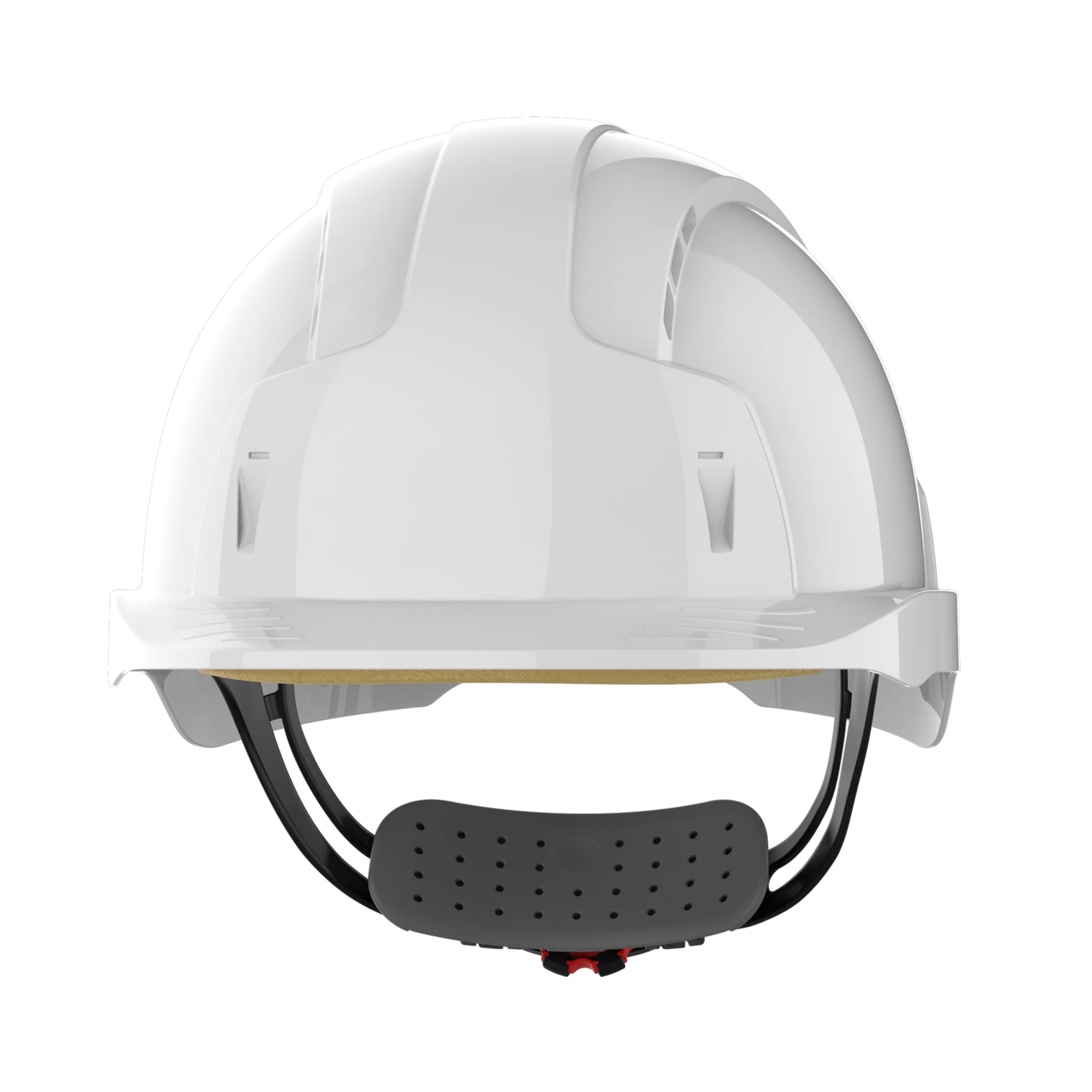 JSP EVOLite Safety Helmet - Wheel Ratchet - Vented - White - Image 2