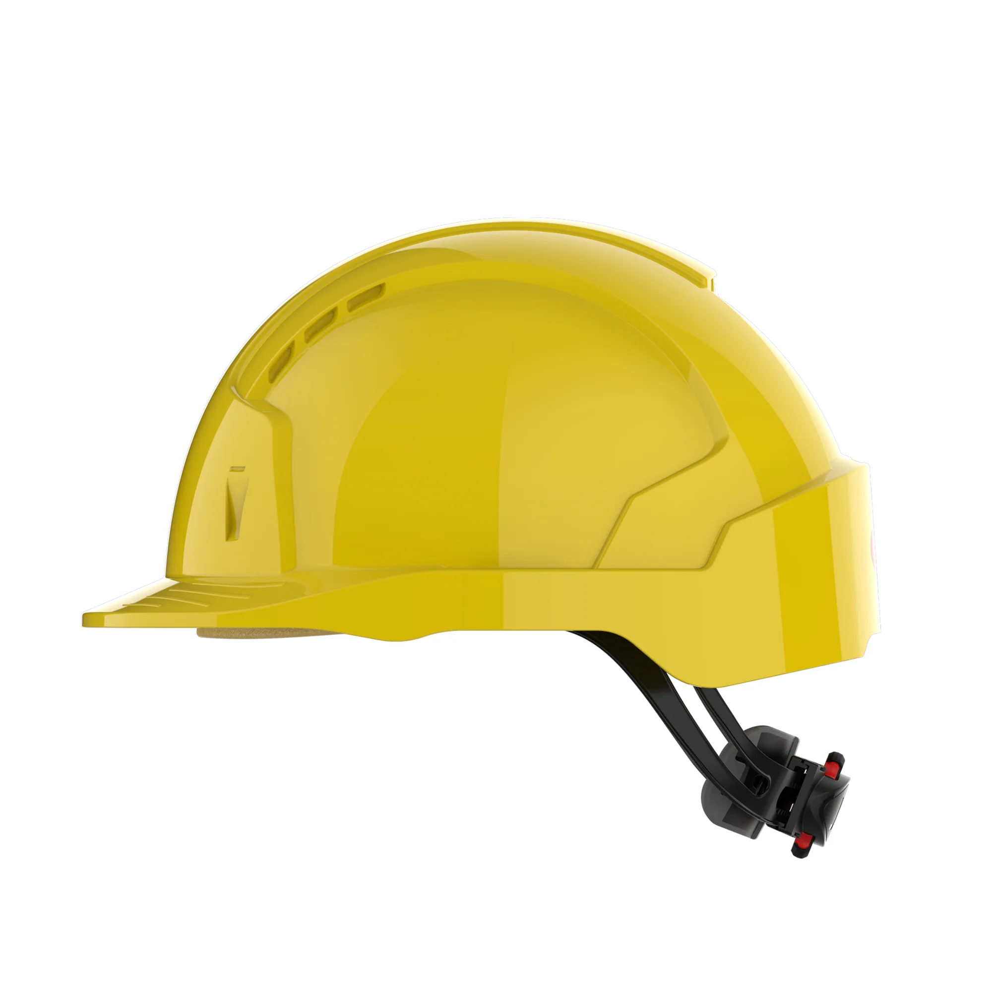JSP EVOLite Safety Helmet - Wheel Ratchet - Yellow - Image 3