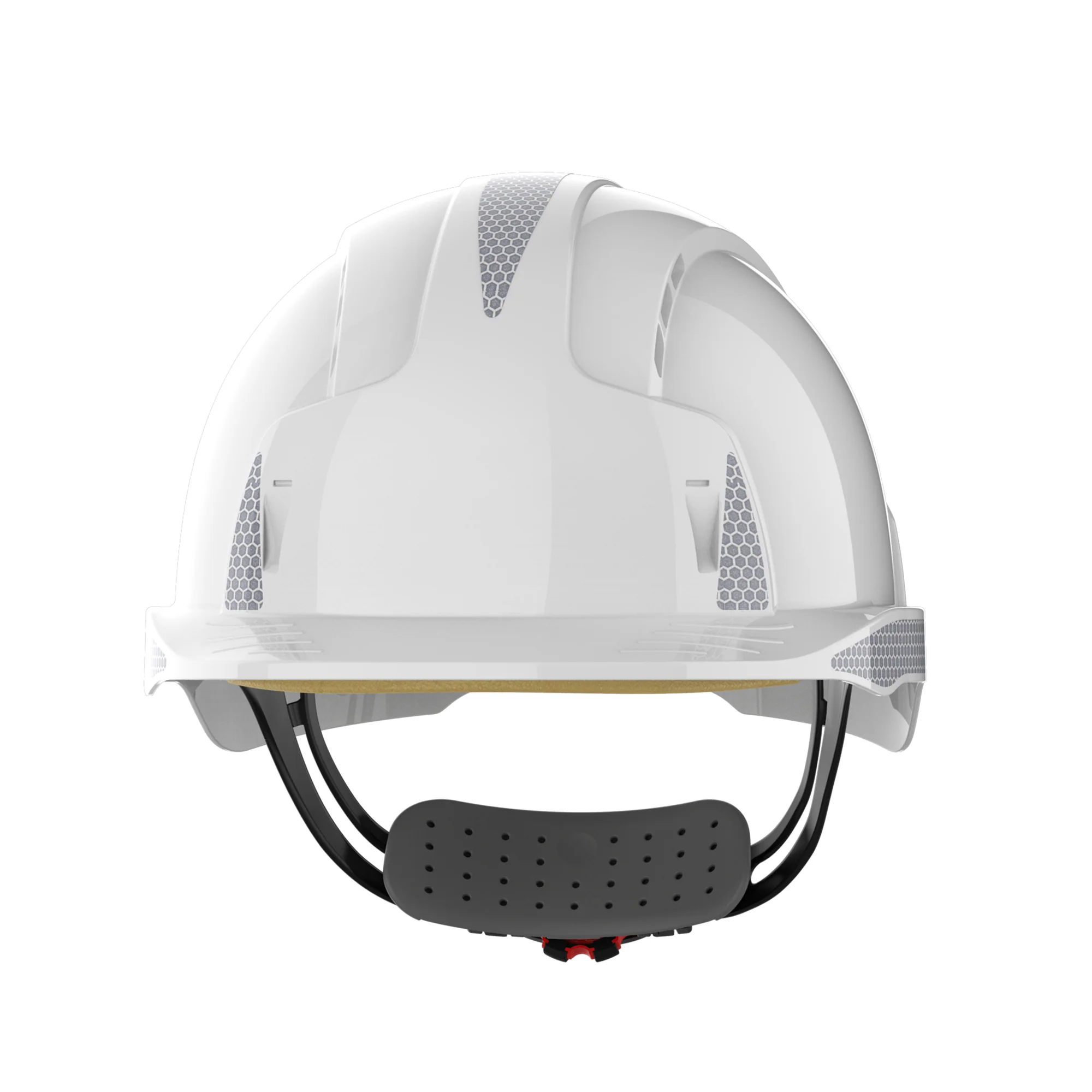 JSP EVOLite Safety Helmet with CR2 - Wheel Ratchet - Vented - White - Image 2