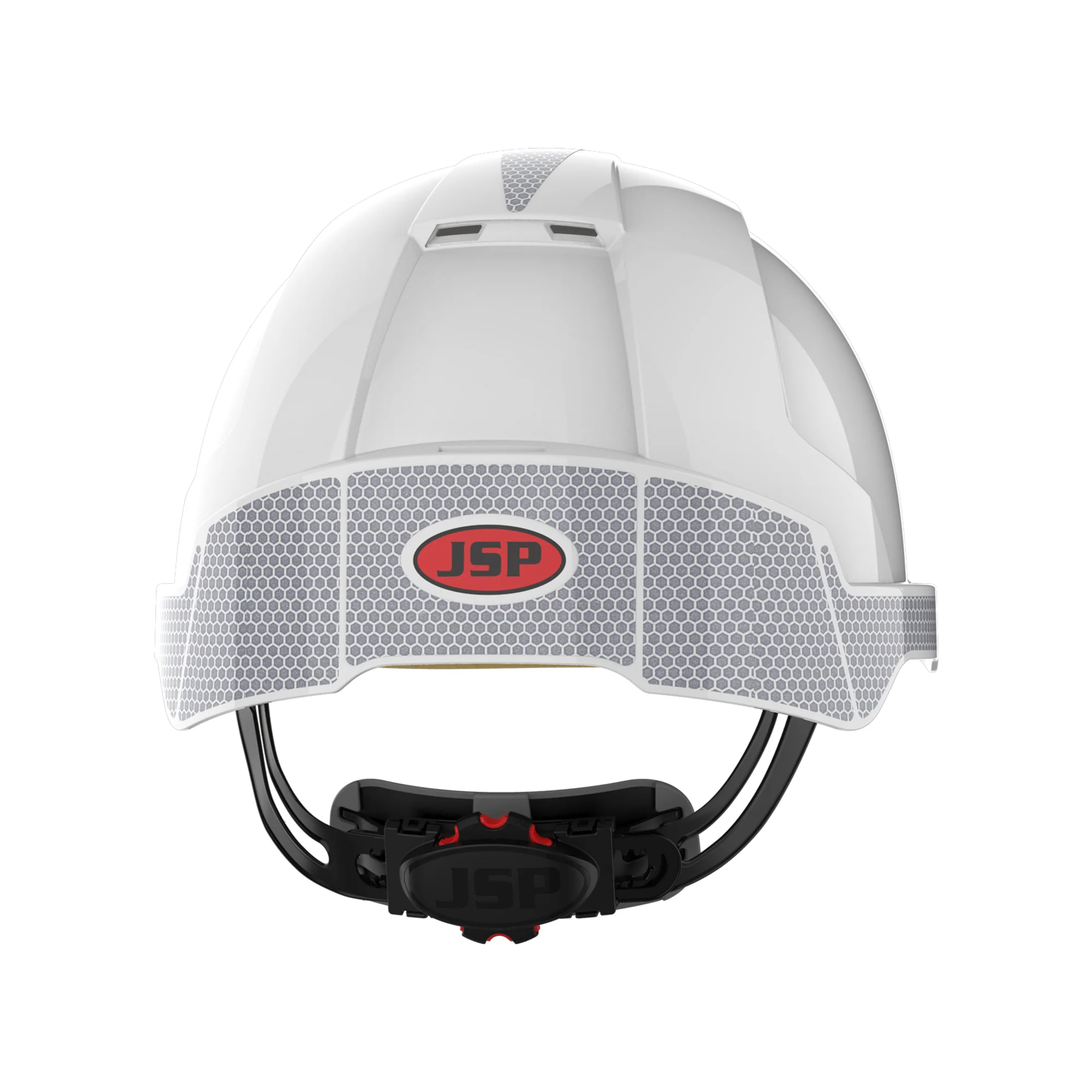 JSP EVOLite Safety Helmet with CR2 - Wheel Ratchet - Vented - White - Image 4