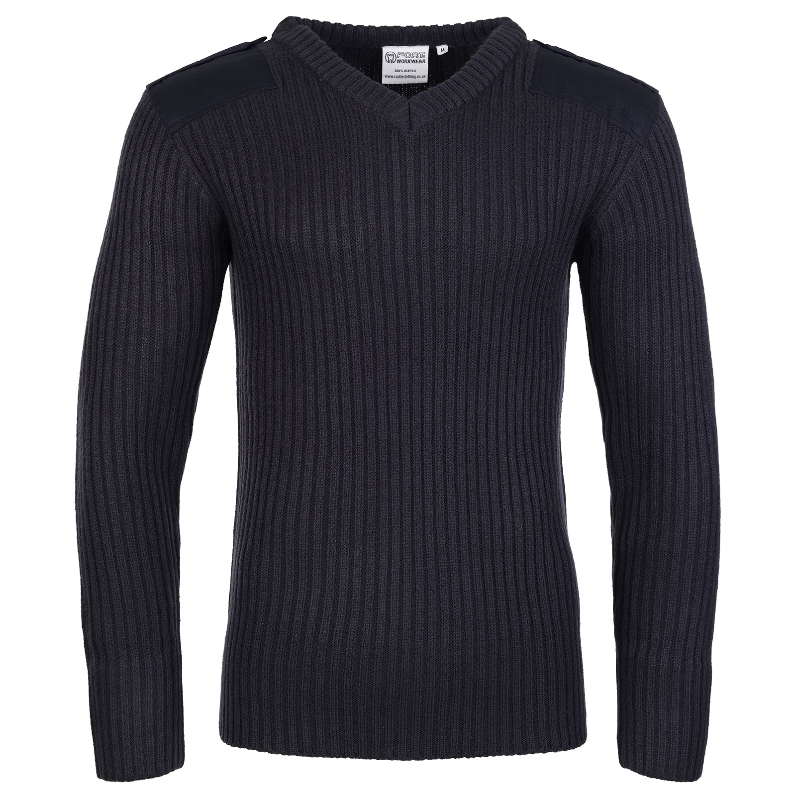 Fort Workwear V-Neck Combat Jumper - Image 3