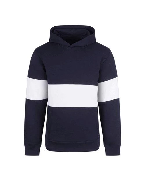Front Row Heavyweight Panelled Hoodie - Image 3