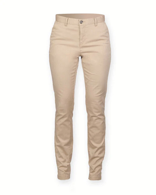 Front Row Ladies Stretch Chino Trousers - FR622M - Image 4