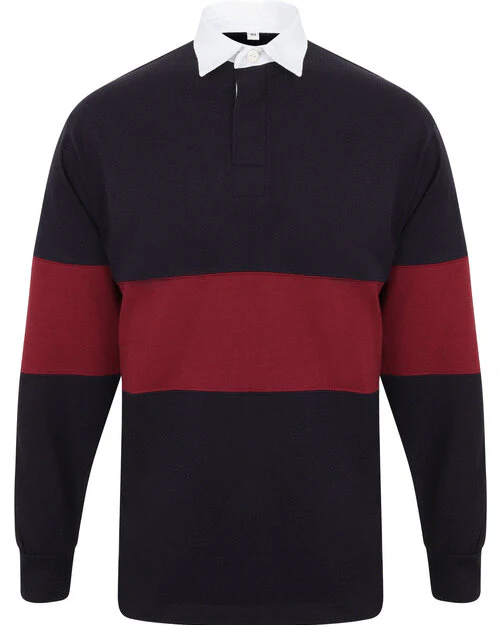 Front Row Panelled Rugby Shirt - FR07M - Image 2