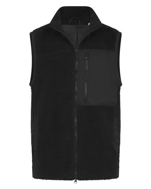 Front Row Recycled Sherpa Gilet