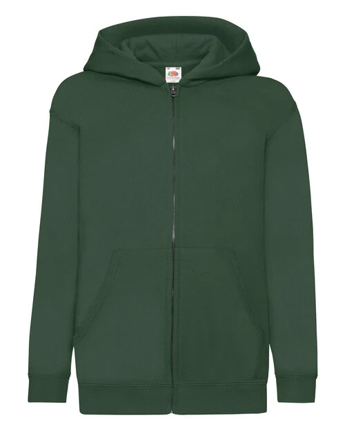 Fruit of the Loom Kids Classic Hooded Sweat Jacket - Image 3