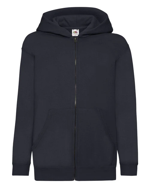 Fruit of the Loom Kids Classic Hooded Sweat Jacket - Image 5