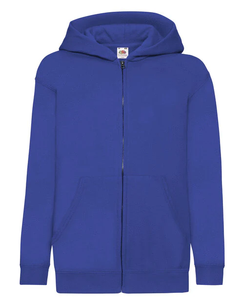 Fruit of the Loom Kids Classic Hooded Sweat Jacket - Image 9