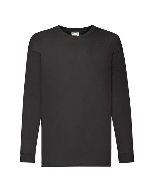 Fruit of the Loom Kids Valueweight Long Sleeve T