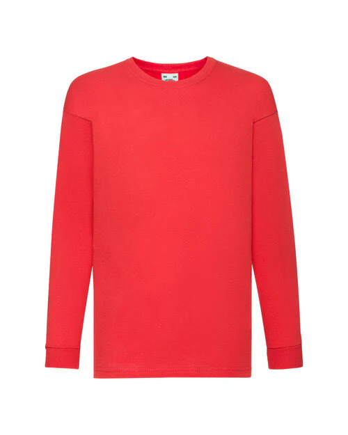 Fruit of the Loom Kids Valueweight Long Sleeve T - Image 5