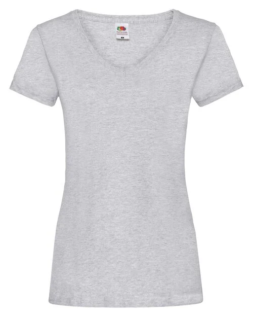 Fruit of the Loom Ladies Valueweight V-Neck T - Image 4