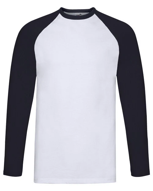 Fruit of the Loom Valueweight Long Sleeve Baseball T - Image 2