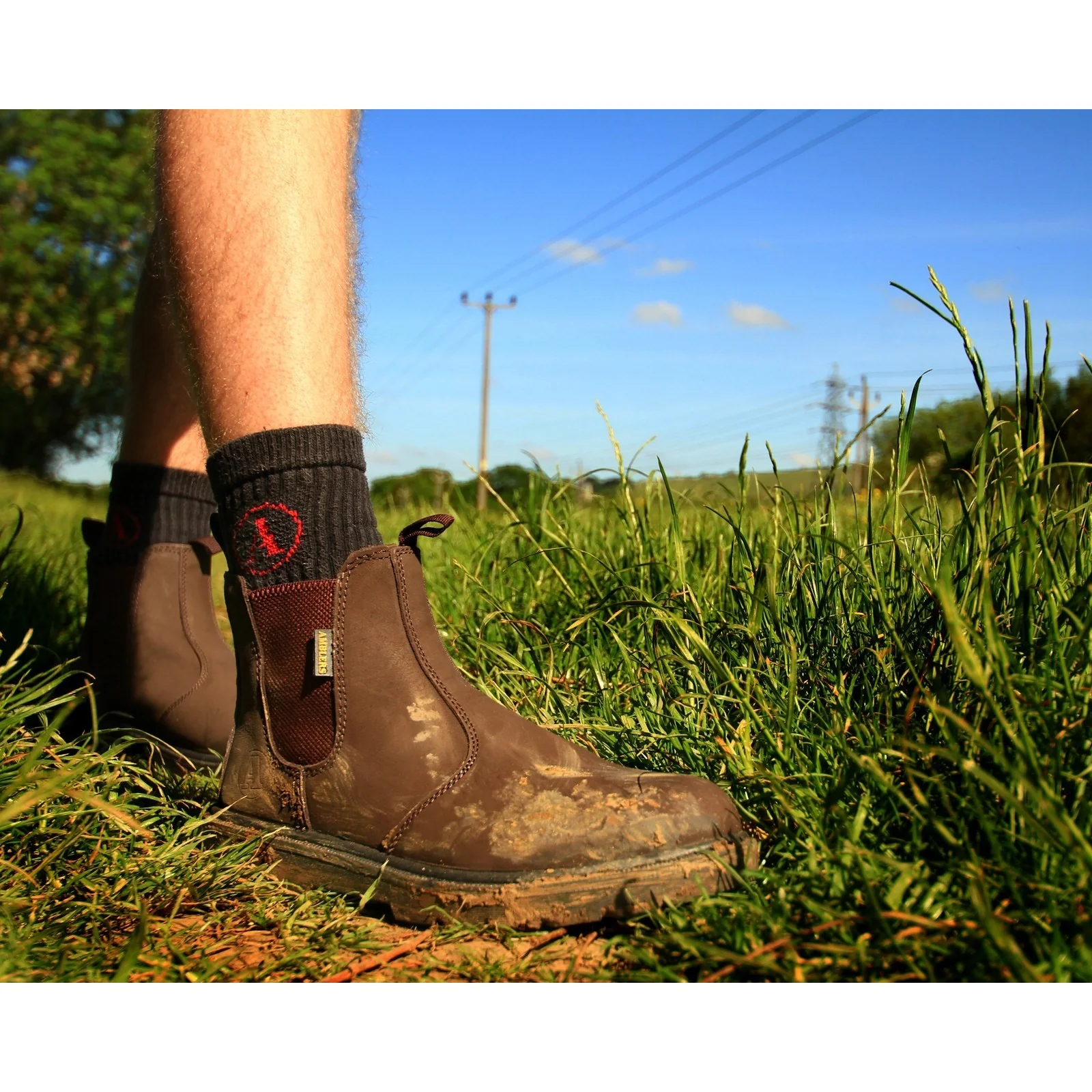 Amblers FS128 Hardwearing Pull On Safety Dealer Boot - Image 6