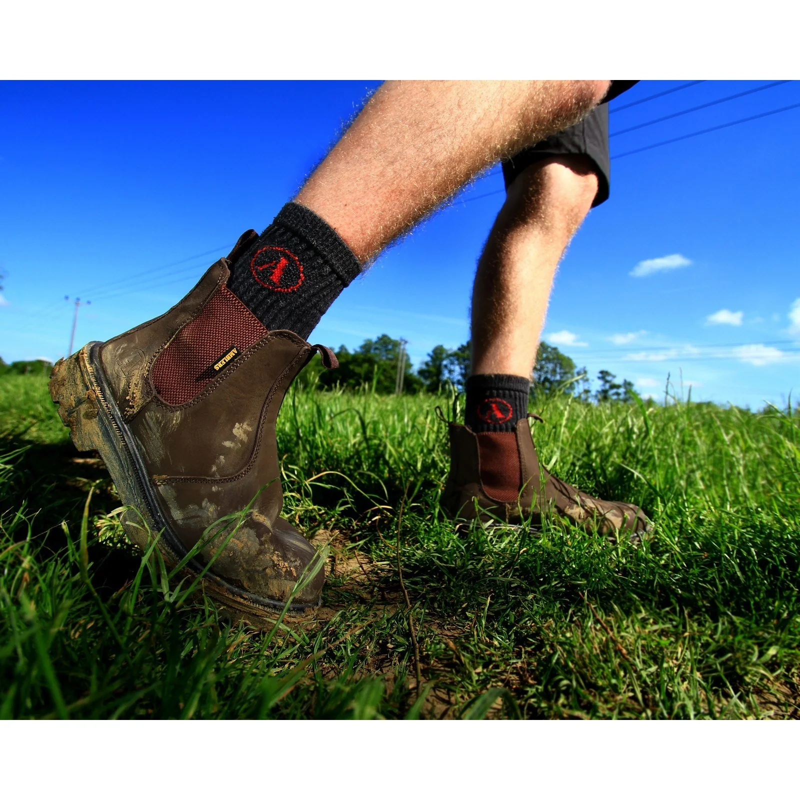 Amblers FS128 Hardwearing Pull On Safety Dealer Boot - Image 8