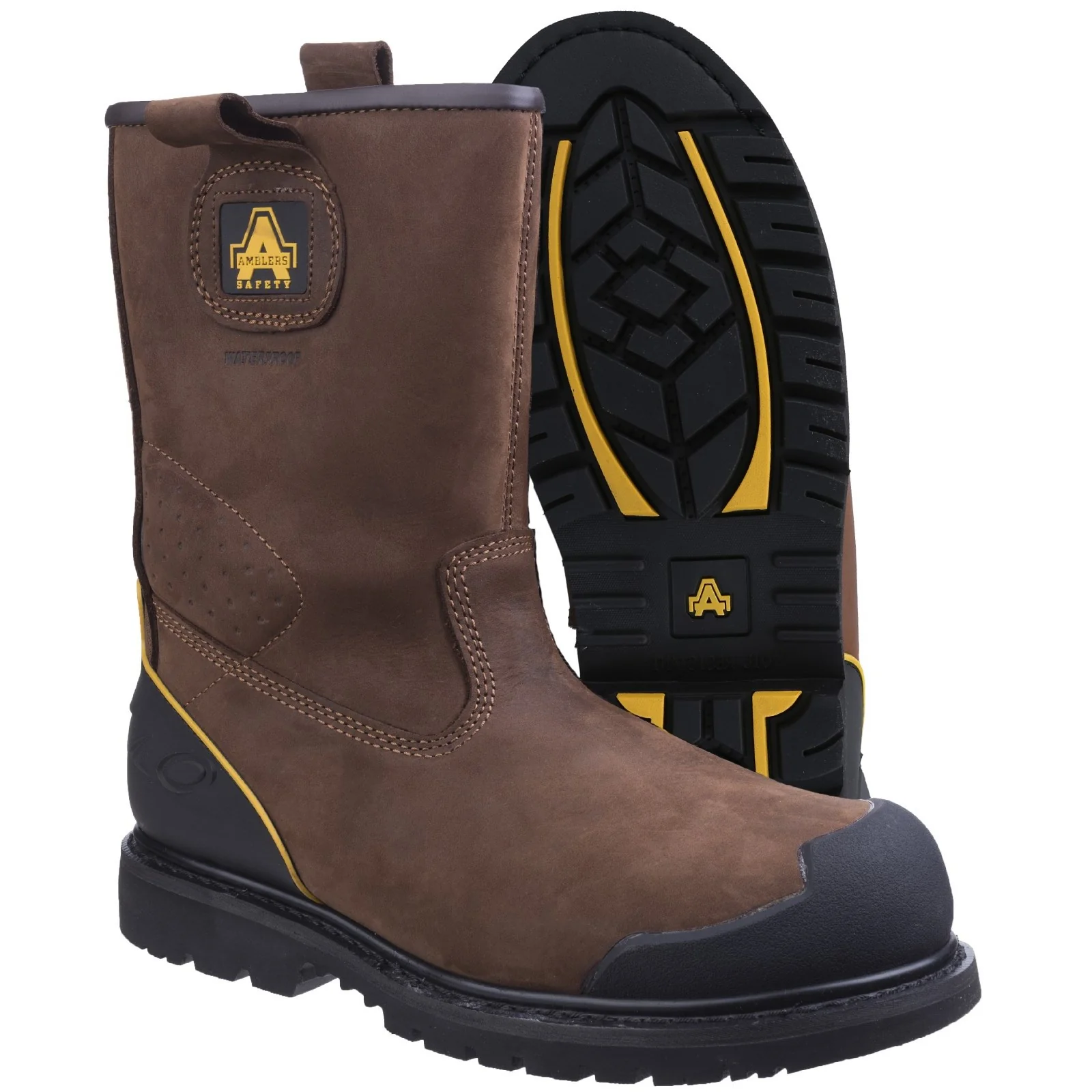 FS223 Goodyear Welted Waterproof Pull on Industrial Safety Boot - Image 3
