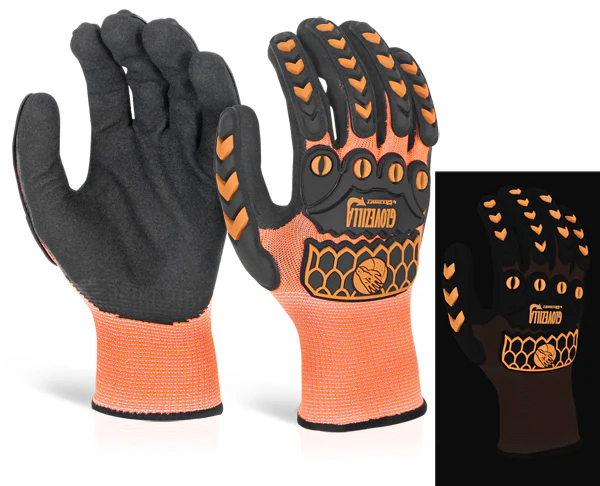 Glovezilla Beeswift Glow In The Dark Foam Nitrile Coated Gloves - Image 7