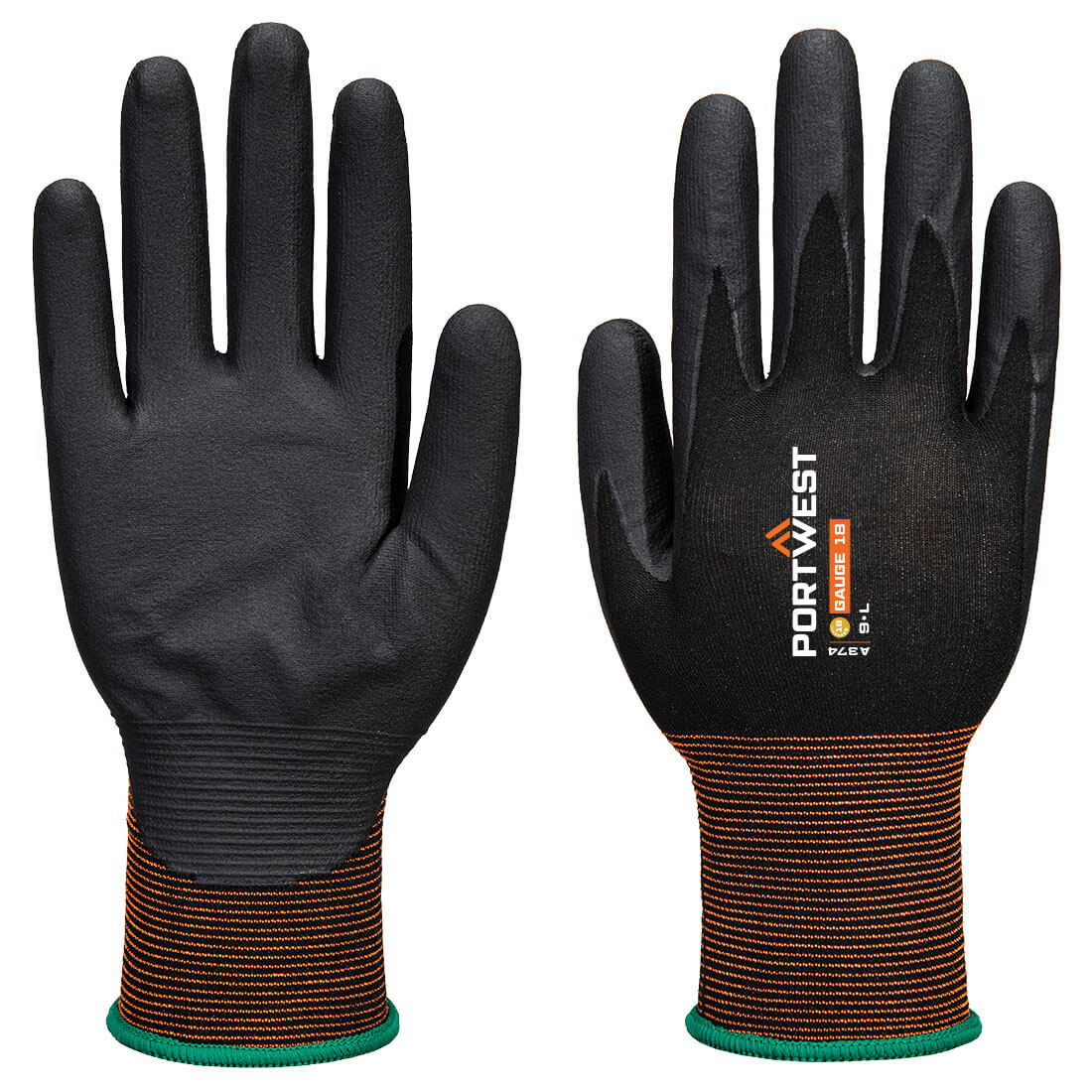 Portwest GP Grip 18 Nitrile Micro Foam Glove - Image 2