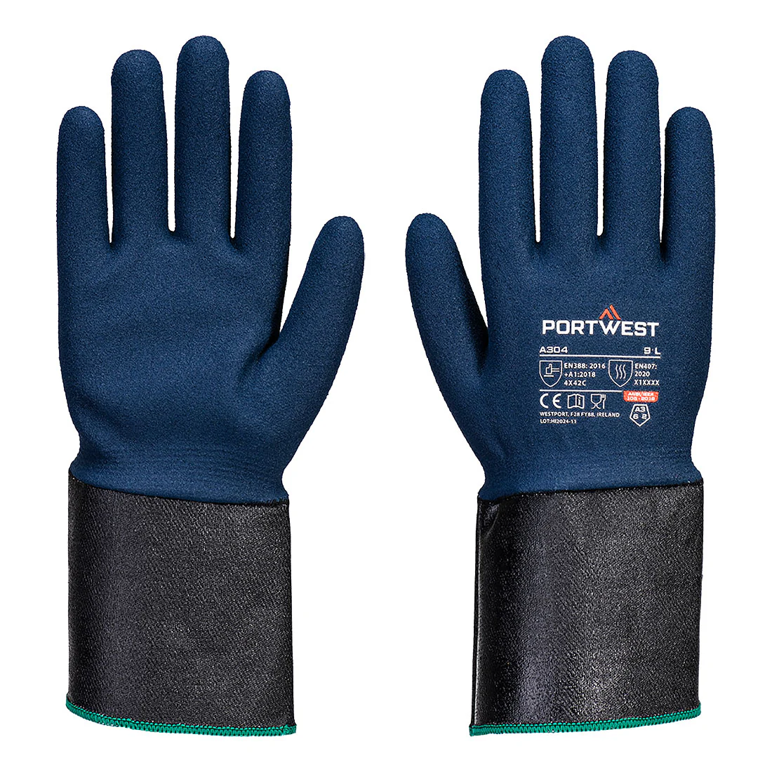 Portwest Grip C13 Nitrile Foam Extend Cuff Glove - Image 2