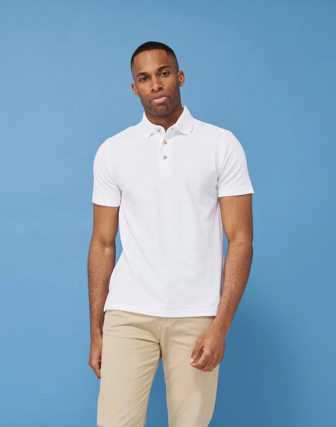 Henbury Classic Cotton Pique Polo Shirt - Image 6