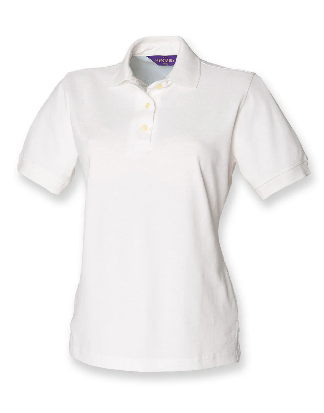 Henbury Ladies Classic Cotton Pique Polo Shirt - Image 4