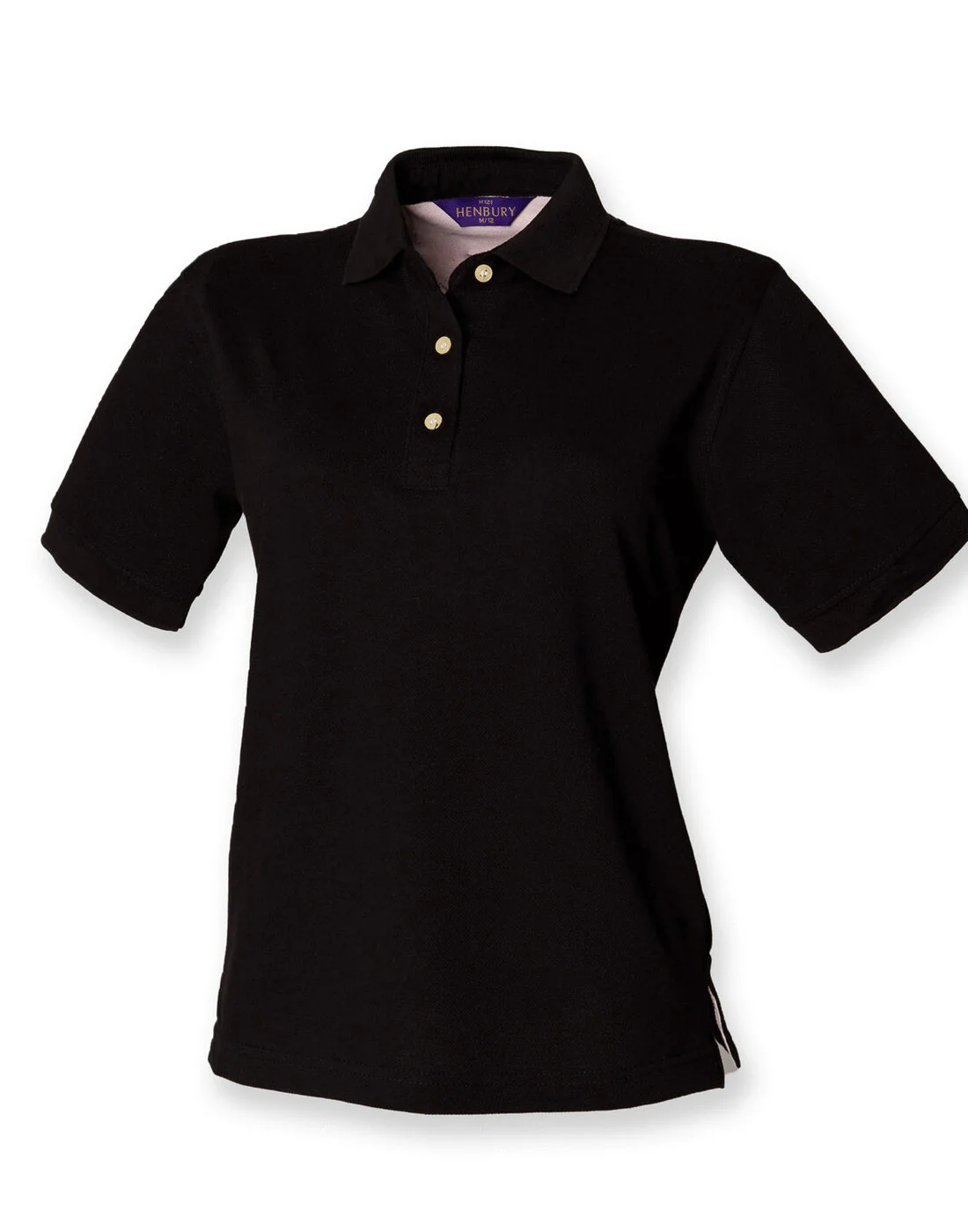 Henbury Ladies Classic Cotton Pique Polo Shirt - Image 5