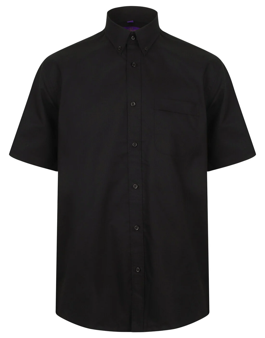Henbury Wicking Anti-Bacterial Polyester Quick Dry Short Sleeve Shirt - Image 2