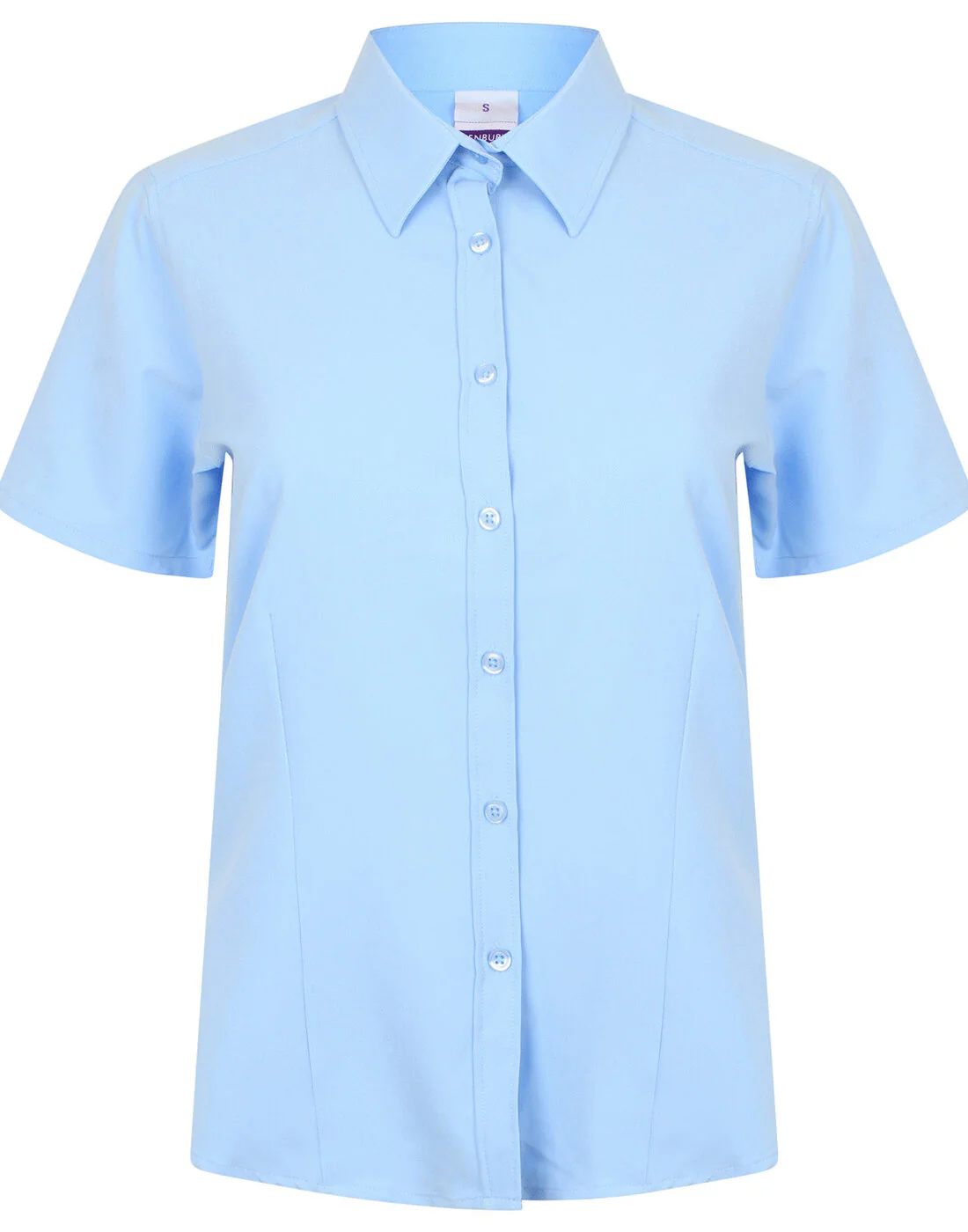 Henbury Ladies Wicking Anti-Bacterial Polyester Quick Dry Short Sleeve Shirt - Image 6