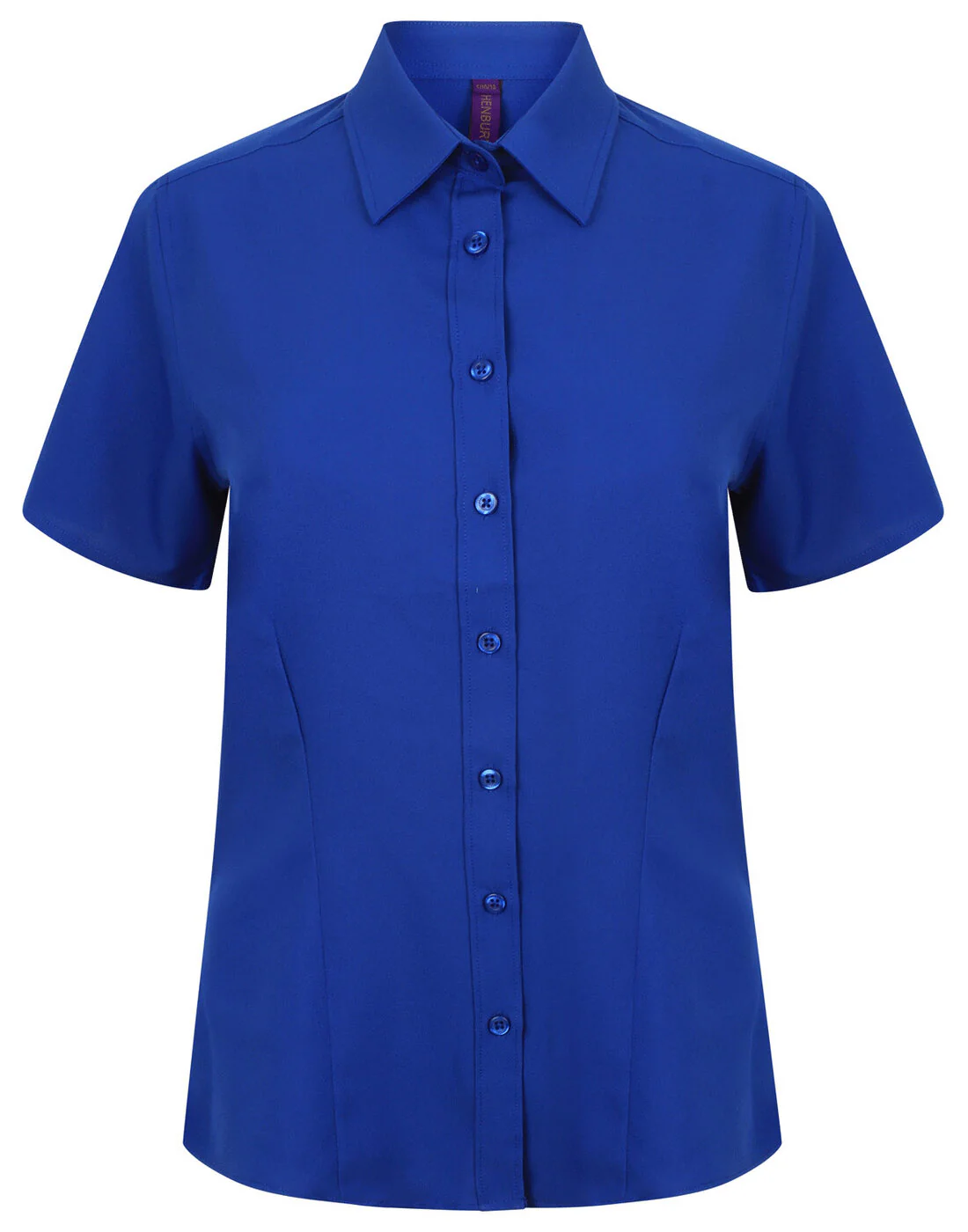 Henbury Ladies Wicking Anti-Bacterial Polyester Quick Dry Short Sleeve Shirt - Image 7