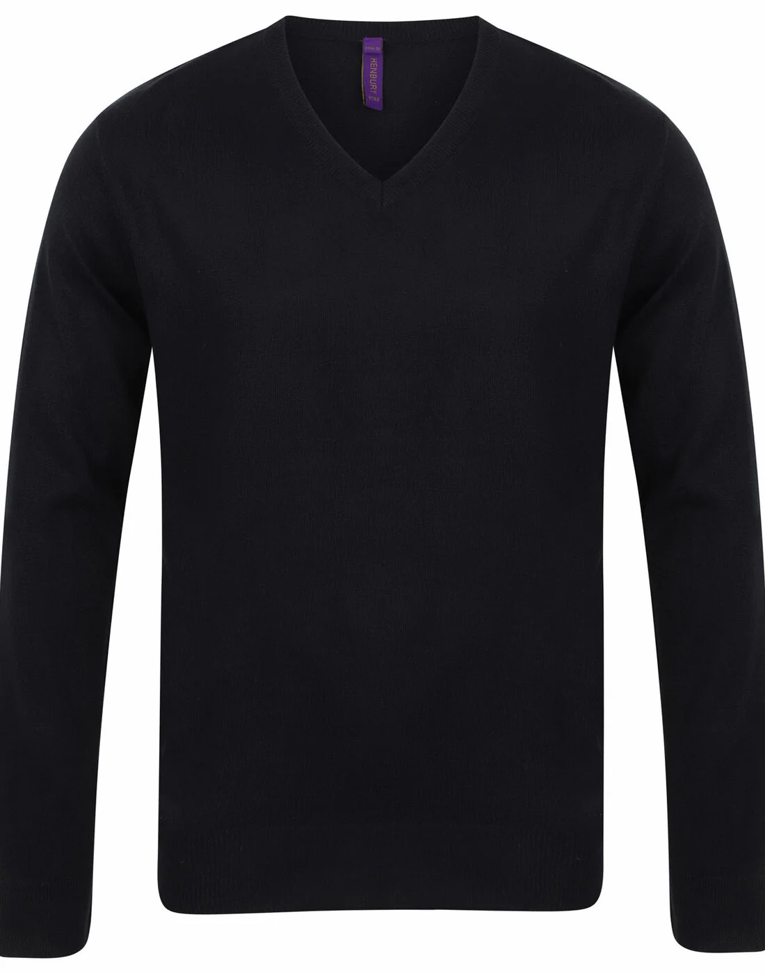Henbury Lightweight V-Neck Jumper - Image 6