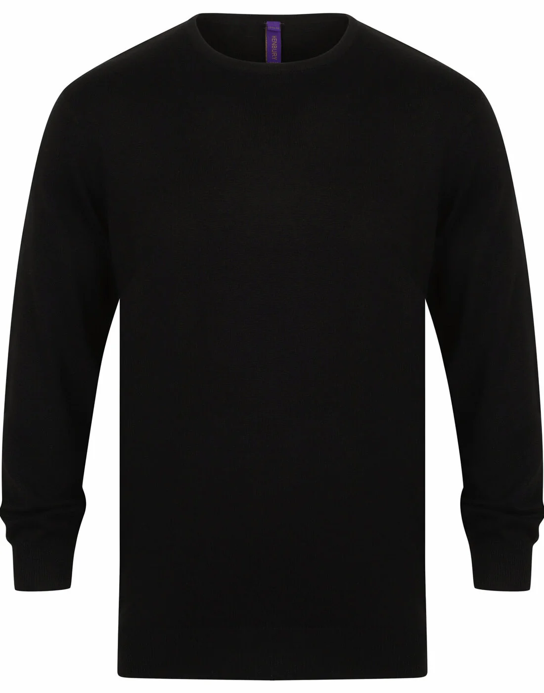 Henbury Lightweight Crew Neck Jumper - Image 5